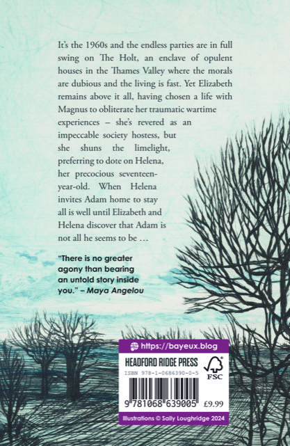 Back cover of Bayeux - a novel by James Farnham